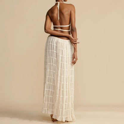 Alicia | Conjunto de top y falda larga