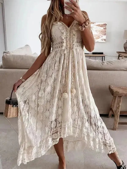 Jimena | Vestido de encaje estilo bohemio