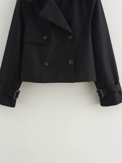 Olivia | Chaqueta corta estilo trench