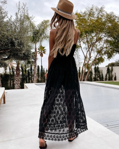 Blanca | Vestido de encaje estilo bohemio