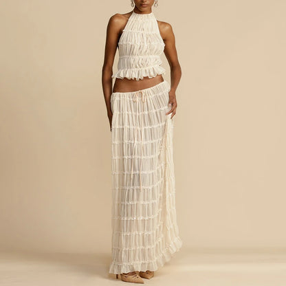 Alicia | Conjunto de top y falda larga