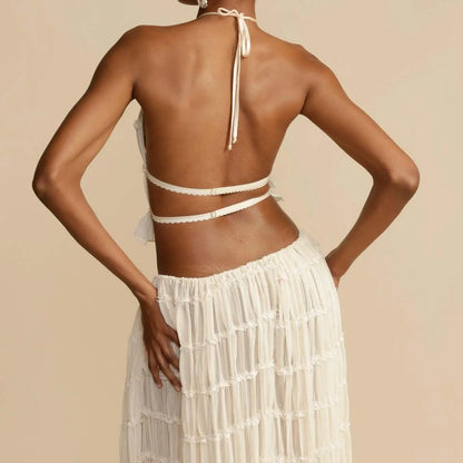 Alicia | Conjunto de top y falda larga