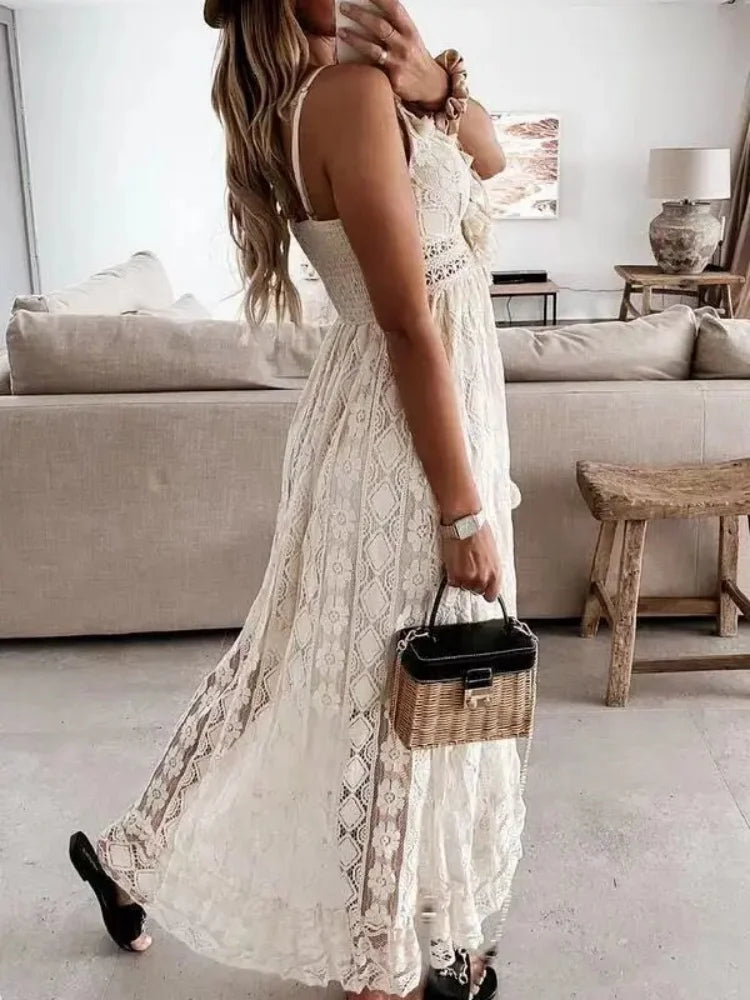 Jimena | Vestido de encaje estilo bohemio